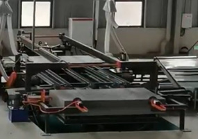 玻镁板全自动锯边机